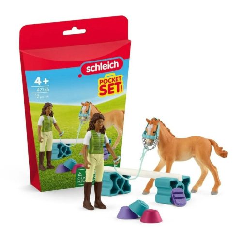 Schleich Horse Club 42756 Kiképző készlet csikónak