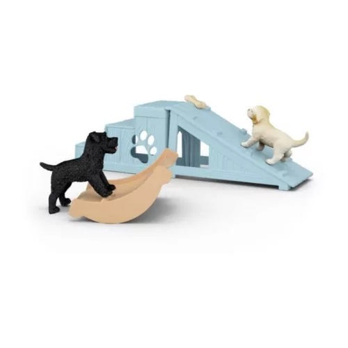 Schleich 42763 Kalandos játék kiskutyáknak