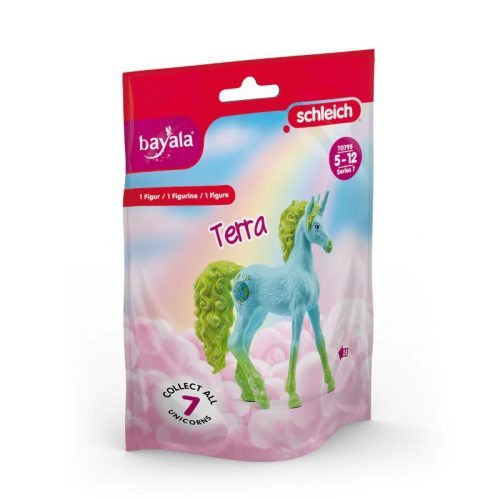 Schleich Bayala 70795 Gyűjthető Terra unikornis játékfigura