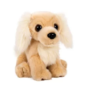Ülő golden retriever plüss figura (18 cm)
