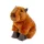 Capybara vízidisznó élethű ülő plüss figura (25 cm)
