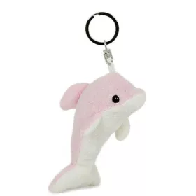 Plüss kulcstartó 8 cm - Pink delfin