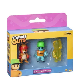 PMI Stumble Guys játékfigura szett S2 – Boxing Roo, Robot Guy, Pineapple Bear (3 db)