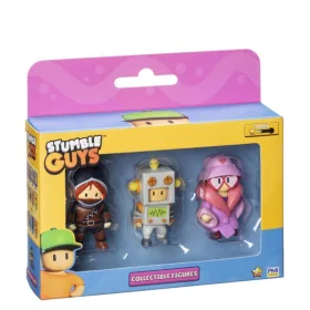 PMI Stumble Guys játékfigura szett S2 – Stabby Kate, Mr. Stumblebot, Stumble Love (3 db)