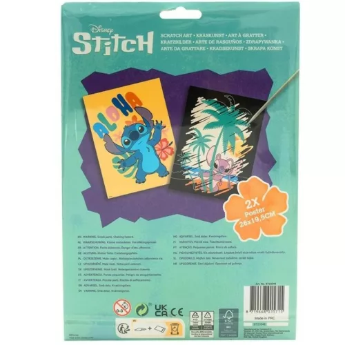 Canenco képkarc poszter (2 db) – Stitch