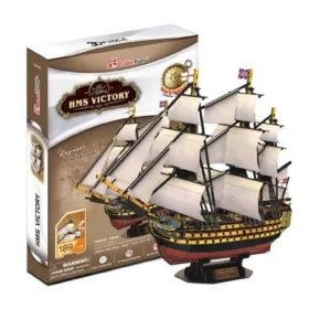 CubicFun T4019 3D puzzle – HMS Victory sorhajó (189 db)