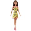 Chic Barbie - Barna hajú Barbie baba sárga pillangós ruhában