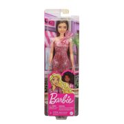 Barbie baba piros csillogós ruhában