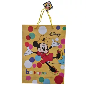 Disney Minnie Mouse 'Be Happy' ajándéktasak – XL méret (330x455x100 mm)