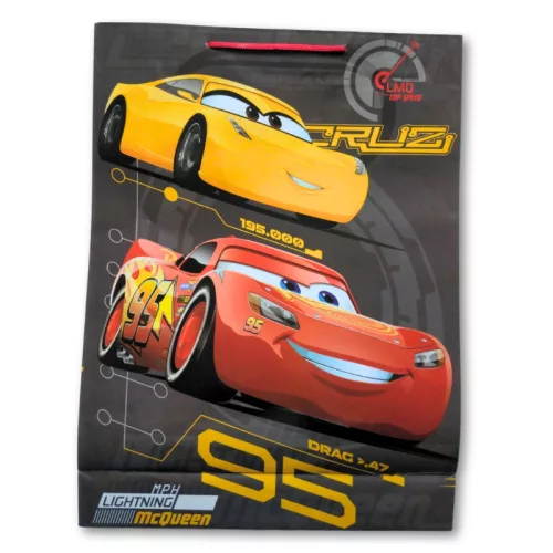 Disney Verdák ajándéktasak – Villám McQueen és Cruz Ramirez (330x455x100 mm)