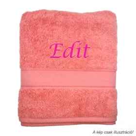 Neves törölköző hímzett Edit felirattal