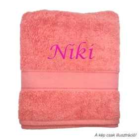 Neves törölköző hímzett Niki felirattal
