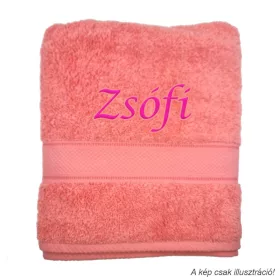 Neves törölköző hímzett Zsófi felirattal