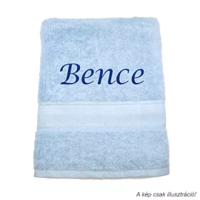 Neves törölköző hímzett Bence felirattal