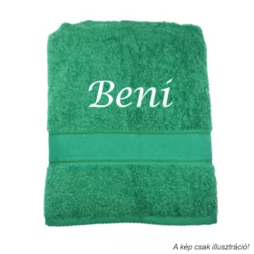 Neves törölköző hímzett Beni felirattal