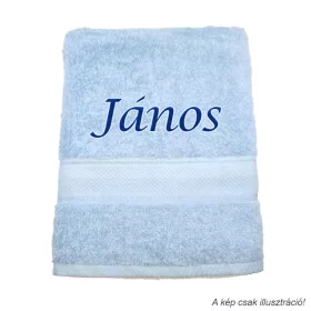 Neves törölköző hímzett János felirattal