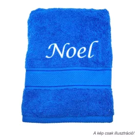 Neves törölköző hímzett Noel felirattal