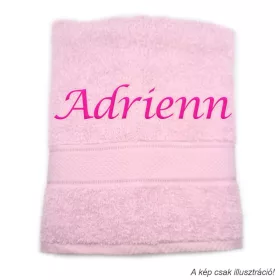 Neves törölköző hímzett Adrienn felirattal