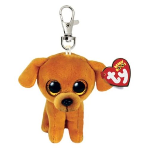 Beanie Boos Zuzu - Barna kutya plüss kulcstartó (8,5 cm)