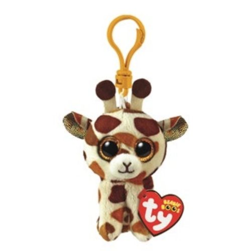 Beanie Boos Stilts - Barna zsiráf plüss kulcstartó (8,5 cm)