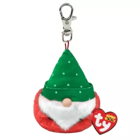 Ty Beanie Boos plüss figura kulcstartó - Turvey, a törpe zöld kalappal (8,5 cm)