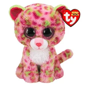 Beanie Boos Lainey – rózsaszín leopárd plüss figura (15 cm)