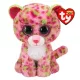 Beanie Boos Lainey – rózsaszín leopárd plüss figura (15 cm)