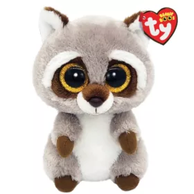 Beanie Boos Oakie - Szürke mosómedve plüss figura (15 cm)