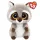 Beanie Boos Oakie - Szürke mosómedve plüss figura (15 cm)