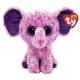 Beanie Boos Éva - Rózsaszín-lila foltos elefánt plüss figura (15 cm)