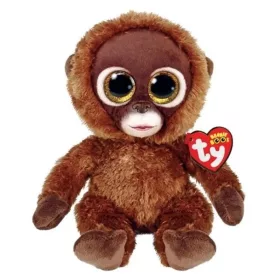 Ty Beanie Boos Chessie barna majom plüss figura (15 cm)