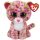 Beanie Boos Lainey - Rózsaszín leopárd plüssfigura (24 cm)