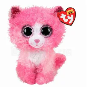 Beanie Boos Reagan rózsaszín macska plüss figura (24 cm)