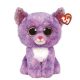 Ty Beanie Boos plüss figura - Cassidy, a lila macska (24 cm)