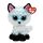 Beanie Boos Atlas - Fehér-türkiz róka plüss figura (24 cm)