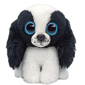 Ty Beanie Boos plüss figura – Sissy, a fekete/fehér kutya (15 cm)
