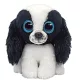 Ty Beanie Boos plüss figura – Sissy, a fekete/fehér kutya (15 cm)