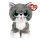 Ty Beanie Boos Fergus - szürke macska plüss figura (15 cm)