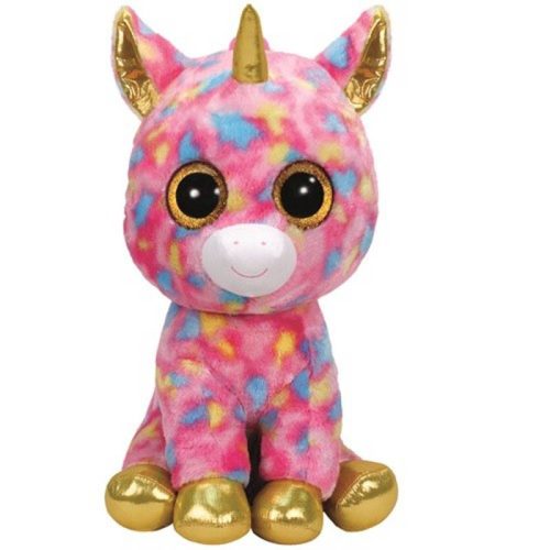 Beanie Boos Fantasia - sokszínű unikornis plüss figura (42 cm)