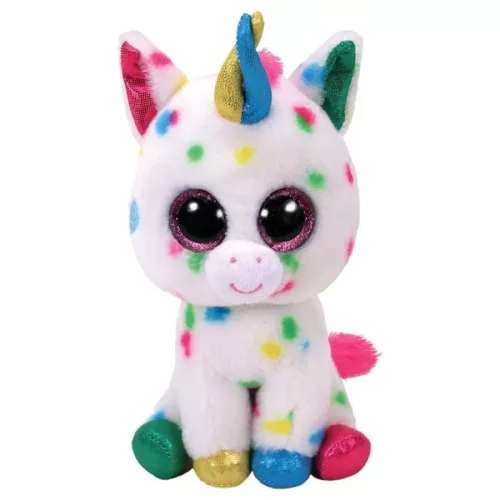 Beanie Boos Harmione - pöttyös unikornis plüss figura (15 cm)
