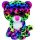 Ty Beanie Boos Dotty - sokszínű leopárd plüss figura (15 cm)