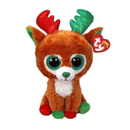 Ty Beanie Boos plüss figura - Tinseltoes, a rénszarvas (15 cm)