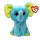 Ty Beanie Boos plüss figura TRUNKLES – kék elefánt (15 cm)
