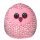 Ty Squishy Beanies párna alakú plüss figura - Pinky, a rózsaszín bagoly (30 cm)