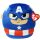 Ty Squishy Beanies párna alakú plüss figura - Marvel Amerika Kapitány