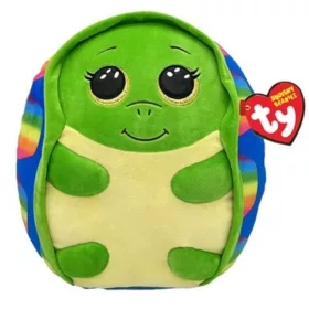 Ty Squishy Beanies párna alakú plüss figura – Shrugs, a színes teknős (22 cm)