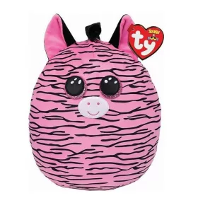 Ty Squishy Beanies párna alakú plüss figura - Zoey, a rózsaszín zebra