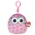 Ty Squishy Beanies plüss figura kulcstartó - Winks, a bagoly (8,5 cm)