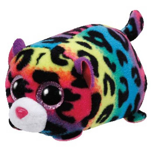 Teeny Tys JELLY - sokszínű leopard plüss figura 10 cm