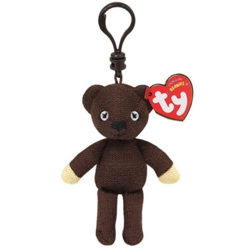 Ty Beanie Babies plüss kulcstartó figura - Mr. Bean macija (8.5 cm)